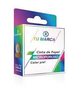 Cinta microporosa color piel